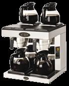 Kahvimylly on yhteensopiva Coffee Queen lasipannukeittimien ja Mega Gold termossäiliökeittimien suodatinsuppiloiden kanssa.