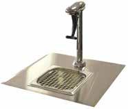 Pöydänkanteen tehtävän asennusaukon koko (l) 285 x (s) 285 mm. Vesihanan saa liittää vain juomavesiverkon vesipisteeseen, jossa on sulkuventtiili.