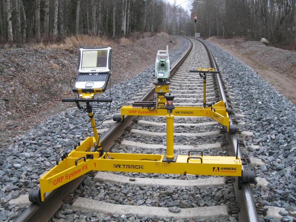 11 Kuva 4. Amberg GRP 1000 System FX -raiteenmittausjärjestelmä (kuva: Janne Rantala ) 4.3 