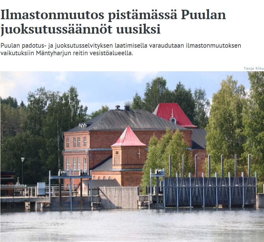Varaudutaan vesihuollon ja tulva-alueiden riskeihin, edistetään vesistöjen käytettävyyttä ja varmistetaan pohjavesien hyvä tila Toiminnan tuloksena On varauduttu riittävästi tulviin ja