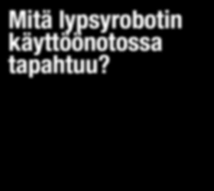 käyttöönotossa