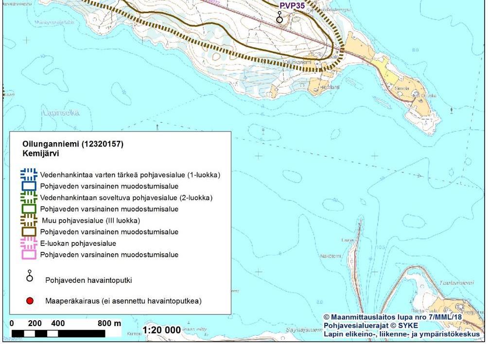 pohjavesialueen