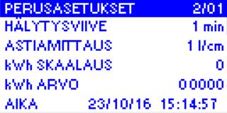 3.2 Pumppaamoasetukset Valikossa tehdään koko pumppaamoa koskevat asetukset.