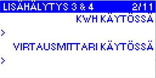 Mikäli toiminto on käytössä, aktivoituu Yhtaikainen käyntivika molempien pumppujen käydessä yhtaikaa.
