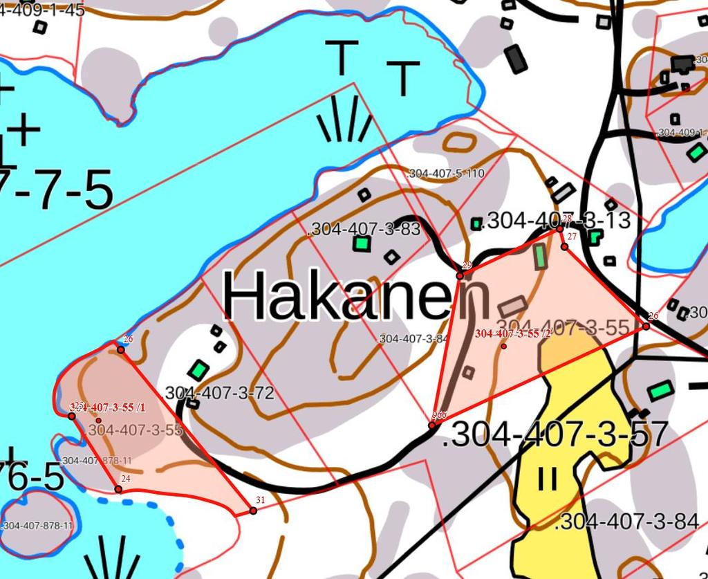 Maanmittauslaitos Kaava-alueen ohjeellinen