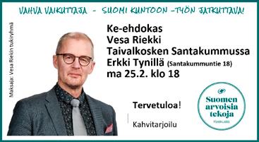 00 TAIVALKOSKEN KUNTA Kansalaisopisto Liput 13 / 5 alle