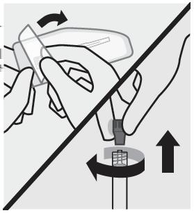 Suspension pitää näyttää tasajakoiselta ja olla väriltään maitomaisen valkoista.