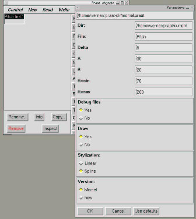 Esim. MOMEL/INTSINT Intonaation