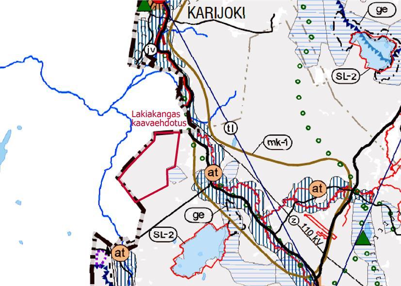 FCG SUUNNITTELU JA TEKNIIKKA OY Kaavaselostus 8 (63) 4.2.2 Maakuntakaavat Etelä-Pohjanmaan maakuntakaava Lakiakangas 1 kaavaehdotusalue sijoittuu Etelä-Pohjanmaan maakuntakaavan alueelle.