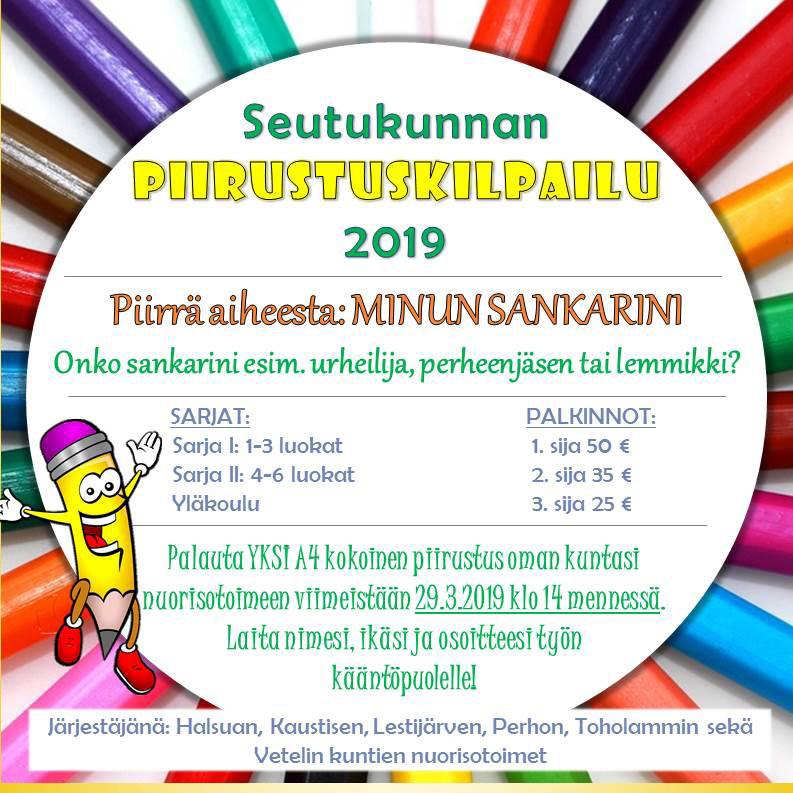 SEINÄKIIPEILYKERHO 5-7-LUOKKALAISILLE Seinäkiipeilykerho 5-7-luokkalaisille neljänä tiistaina 5.3.-26.3.2019 klo 15.30-16.30 Kaustisen urheilutalon kiipeilyseinällä. Ei osallistumismaksua!