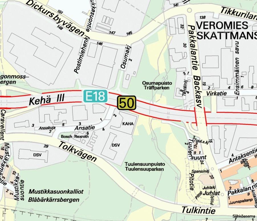 Vantaa Länsi-Vantaan asemakaavayksikkö 27.