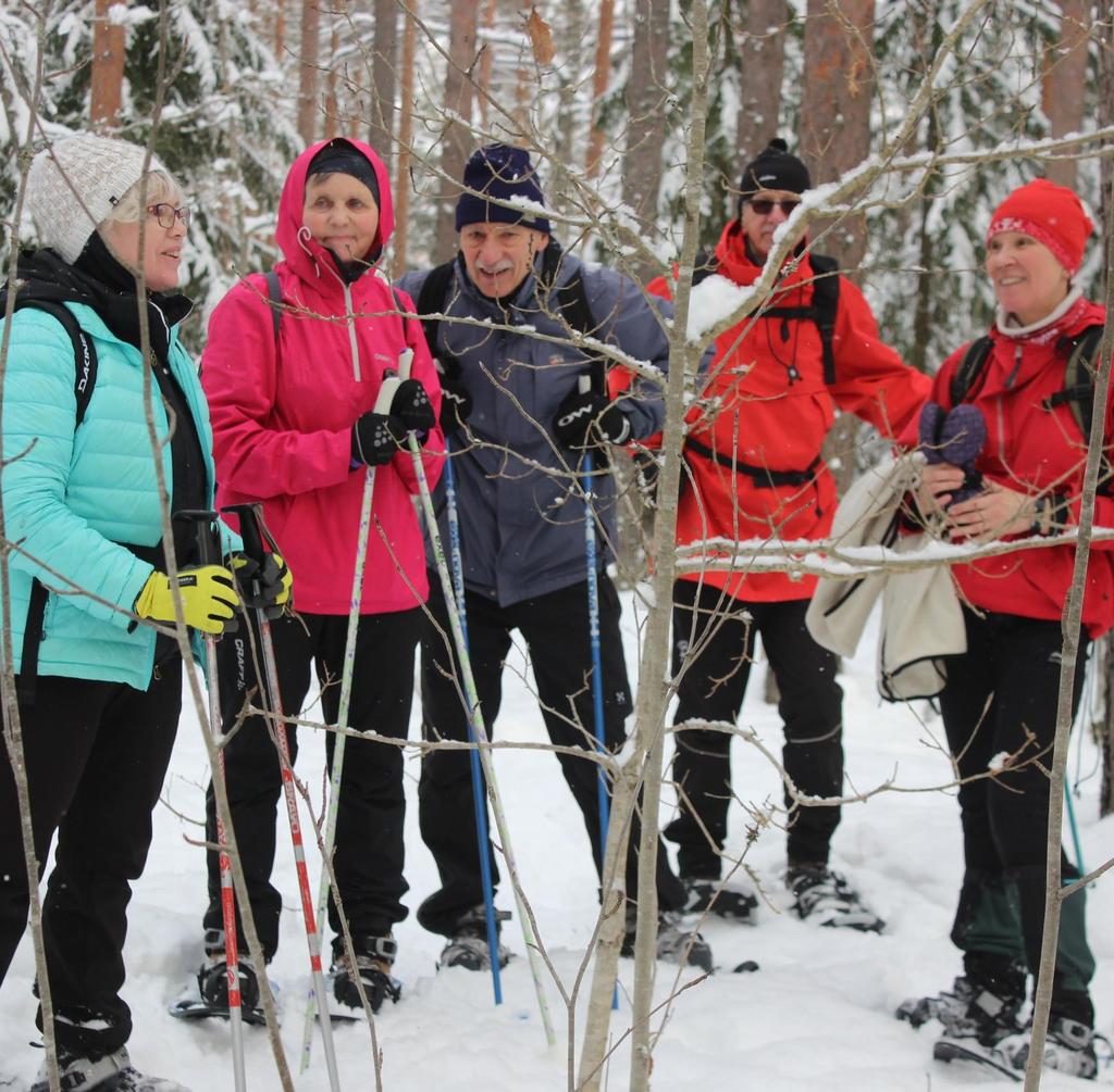 Marraskuu 2018 Lumikenkäilyt alkavat