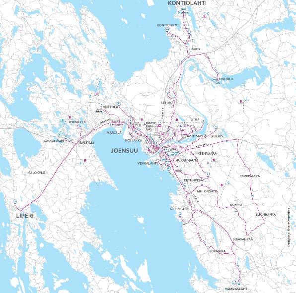 KAKSI KÄYTTÖOIKEUSSOPIMUSTA ON KILPAILUTETTU 2018 Kohde 1: Joensuun kantakaupunki jatkuu vuoteen 2021