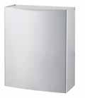 ROSKA-ASTIAT Seinäkiinnitteiset roska-astiat 420 mm Seinäkiinnitteisiä roska-astioita on saatavilla eri muotoisina ja kokoisina. Väreinä rosteri ja valkoinen.