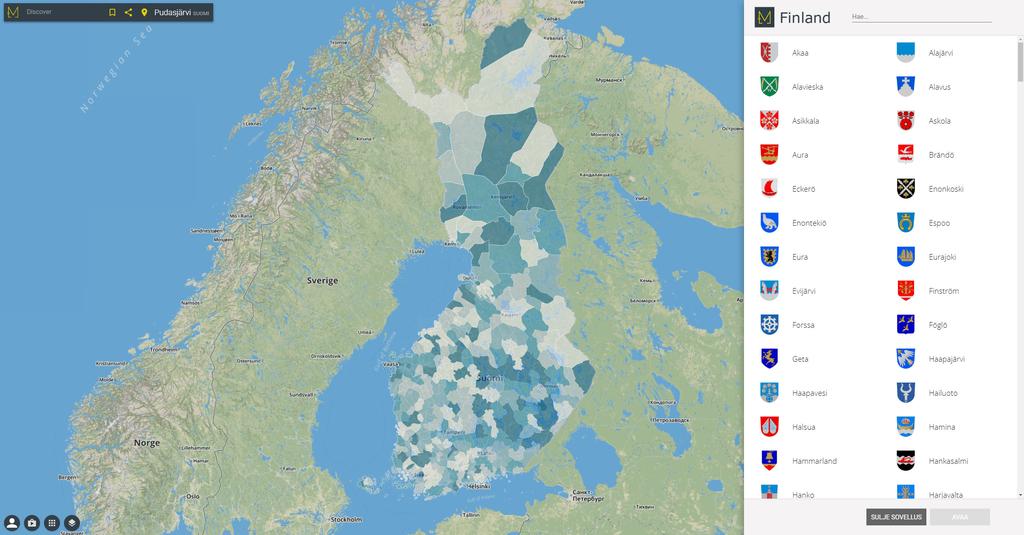 10 (28) 4 Digikaava.fi alusta 4.1 Digikaava-applikaatio osana MAPGETS 3D-kaupunkisuunnittelualustaa 4.1.1 Digikaava-sovellus Digikaava-sovelluksen tavoitteena on parantaa tiedon hallintaa ja käytettävyyttä kaikille sidosryhmille tuomalla sitä saataville saman julkaisukanavan kautta.