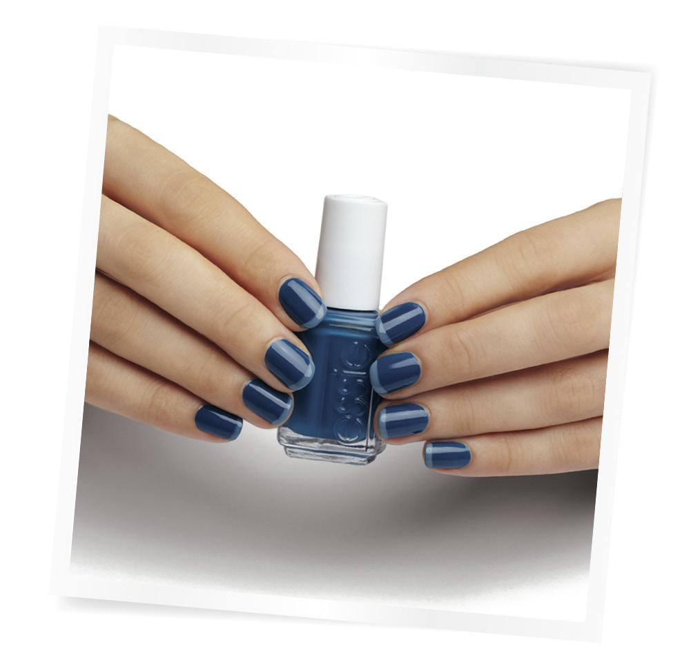 get the look Näin teet uusimman essie-lookin french blue twist Näitä kynsiä ei piilotella! Nouse huomion keskipisteeksi ranskalaisella manikyyrillä, joka on hienostunut mutta kaikkea muuta kuin kaino.