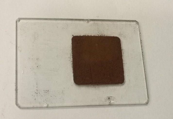 58 Figure 21 mounting sample on flat holder The crystalline phases identification for the samples was done using Rigaku SmartLab 9 kw in the range 2θ of 4 to 90º with a step of 0.02.