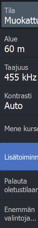 Kontrasti Määrittää näytön vaaleiden ja tummien alueiden välisen kontrastin. Ú Huomautus: Autokontrasti on suositeltava asetus. Kontrastiasetusta muutetaan seuraavasti: 1.