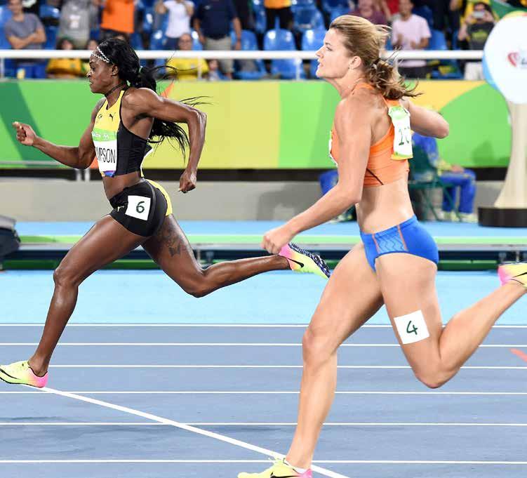 victor sailer/photo run Dafne Schippers & Elaine Thompson were the No. 1s of 15 & 16 1956 1... Betty Cuthbert (Australia) 2... Christa Stubnick (East Germany) 3... Maria Itkina (Soviet Union) 4.