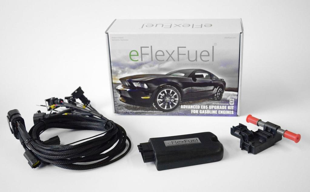 20 KUVA 2. eflexfuel tuotepakkaus ja sen sisältö (eflexfuel 2018) 5.2 Polttoainejärjestelmä Henkilöauton polttoainejärjestelmään kuuluu mm. polttoainepumppu, -linjasto, -suuttimet ja -suodatin.