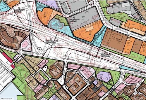 s. 3 / 14 oimassa olevat asemakaavat Länsiväylän ja Kivenlahdentien välinen alue sekä Kivenlahdentie ovat pääosiltaan asemakaavoittamatonta aluetta.