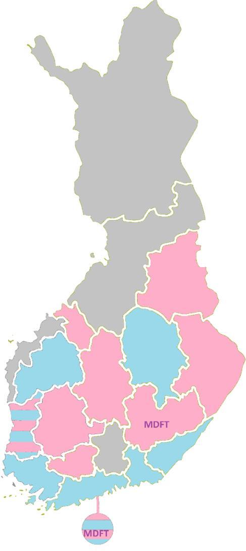 Kasvun tuen koulutukset 2018 Lapset puheeksi ohjelman koulutukset 9 maakuntaa Ihmeelliset vuodet ohjelman koulutukset 7 maakuntaa