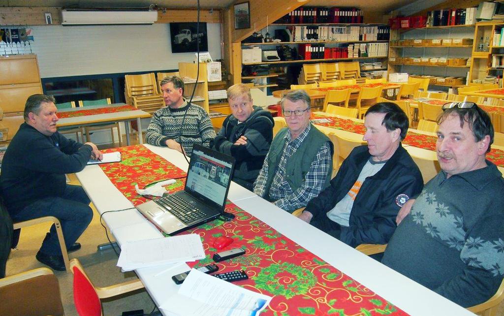 Uusi hallitus järjestäytyi 15.01.2019. Kuvassa vas. Puheenjohtaja Matti Pikkarainen, varapuheenjohtaja Antti Vähälä, jäsenet Teemu Niemitalo, Reijo Kaunisto, Heikki Toivanen ja Seppo Rantanen.