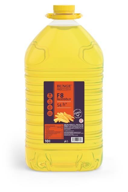 0) F8 PAISTOÖLJY 10 l, vain rypsiöljyä,