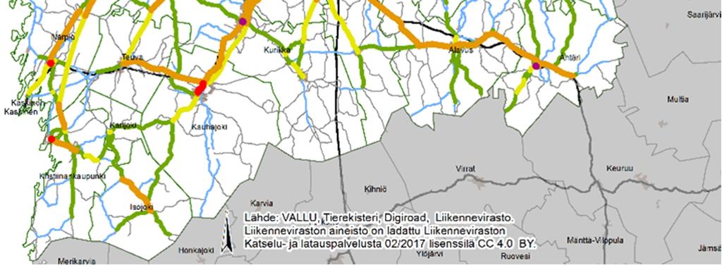 Vaasan matkakeskuksista sekä Kokkolan ja Pietarsaaren linja-autoasemilta.
