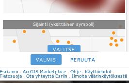 Voit myös itse muokata selitteeseen tulevia tekstejä.