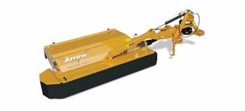 ARROW NM 2400 VC ARROW NM 2800 VC ARROW NM 3200 D ARROW NM 3200 SIDEFLOW Hyvä läpäisy korkealla ajonopeudella erittäin hyvä kuivuminen ELHO Arrow NM 2400 VC ja NM 2800 VC nostolaitemurskaimissa on