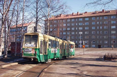 Somerontien osuus Punkaharjuntien ja Hämeentien välillä oli vuosikausia varattu vain raitiovaunuille.