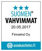 Finnwind Oy lyhyesti avainlukuja 2017 liikevaihto 2 miljoonaa