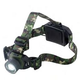 Attach these LED headlamps with the flexible and adjustable headband. Batteries are sold separately.