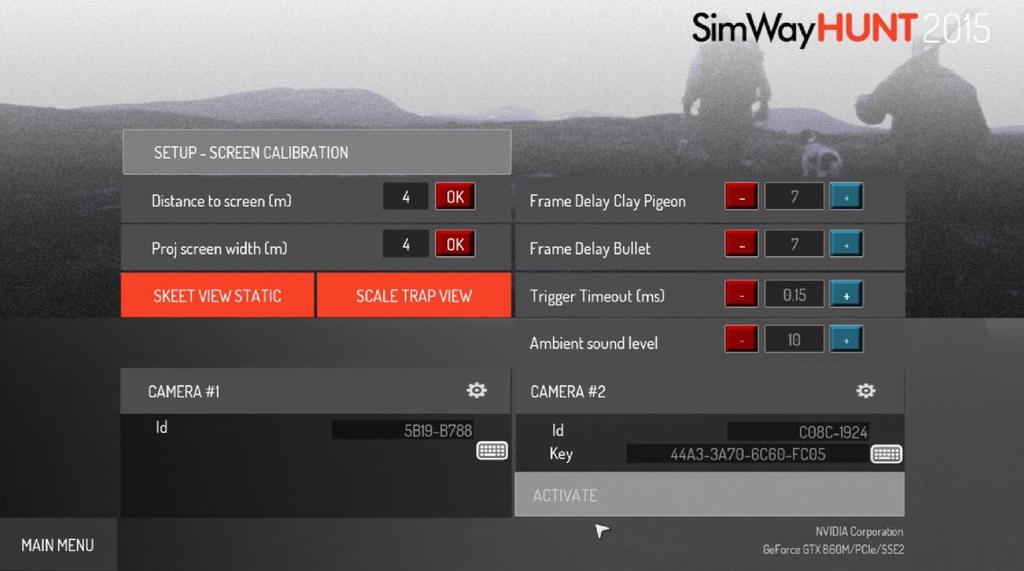 8 Simway Hunt ohjelmistoasetukset Tuplaklikkaa SimWay Hunt -kuvaketta käynnistääksesi ohjelmiston. Sinun tulee syöttää ohjelmaan reskisteröintinumero, kun käynnistät ohjelman ensimmäistä kertaa.