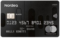 Nordea Black -kortti tarjoaa sinulle monipuolista maksamista, yksilöllistä palvelua sekä ainut laatuisia etuja.