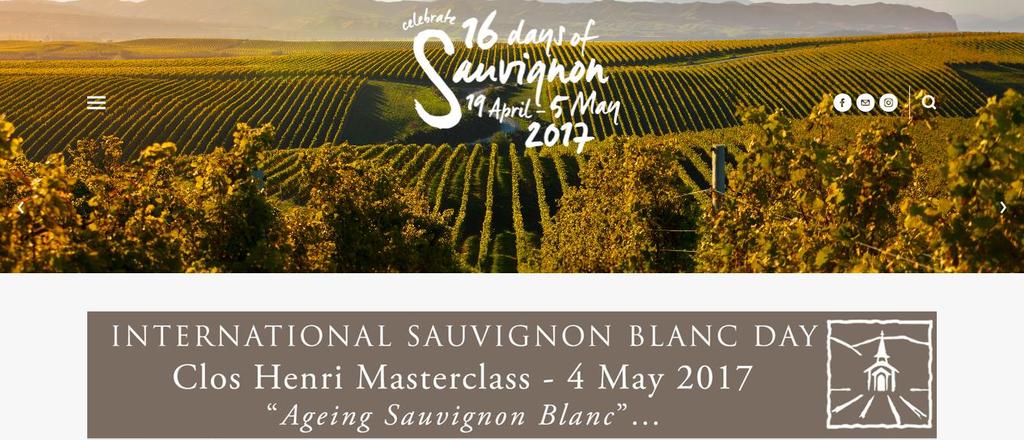 Kansainvälisiä Sauvignon Blanc-päiviä vietettiin 19.04. 04.05.