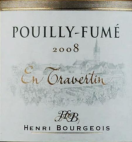 Ranska, Loire Valley, Pouilly-Fumé: Henri Bourgeois Pouilly-Fumé En Travertin 2016 Arvio: Avoin, intensiivinen ja luonteeltaan rehevä tuoksu.