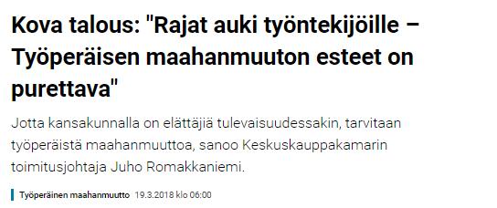 purettava, tarvehankinnasta haluttaisiin luopua Kasvu- ja startup-yrittäjille ajetaan omaa,