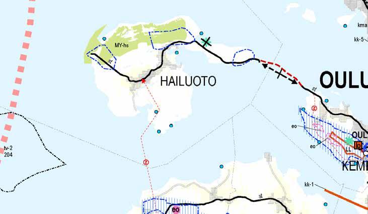 Koko maakuntakaavan aluetta sekä Hailuodon strategiseen kaavaan liittyviä 3.