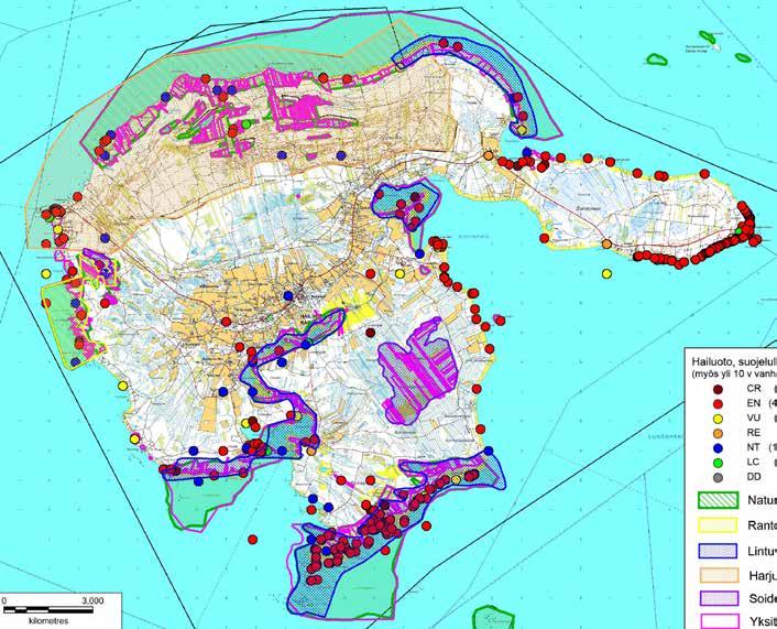 5.8. Luonto Hailuodon luonnon erikoisuutena ovat hyvin säilyneet monipuoliset merenkohoamisrannikon sukkessiosarjan luontotyypit sekä monipuoliset geologiset ja geomorfologiset muodostumat.