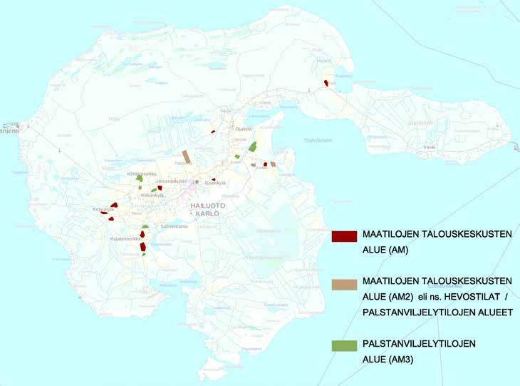 Hailuodon strategisen yleiskaavan maatilojen