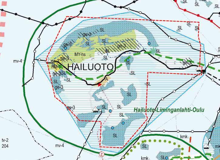 TAAJAMATOIMINTOJEN ALUE Merkinnällä osoitetaan asumisen, palvelujen, teollisuus- ja muiden työpaikka-alueiden ym. taajamatoimintojen sijoittumisalue ja laajentumisalueita.