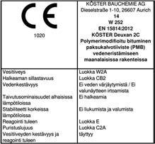 LAADUNVARMISTUS Deuxan 2C 1kg / m 2 = 0,75 mm kuivakalvopaksuus 2kg / m 2 = 1,5 mm kuivakalvopaksuus Testatut ruiskut Graco Mark, agner HC960 E/G HeavyCoat Suutin 0.