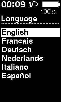 < SW-E6000 > Englanti Ranska Kieli Saksa Hollanti < SW-E6010 > Italia Espanja 1 Siirrä kohdistin haluamaasi