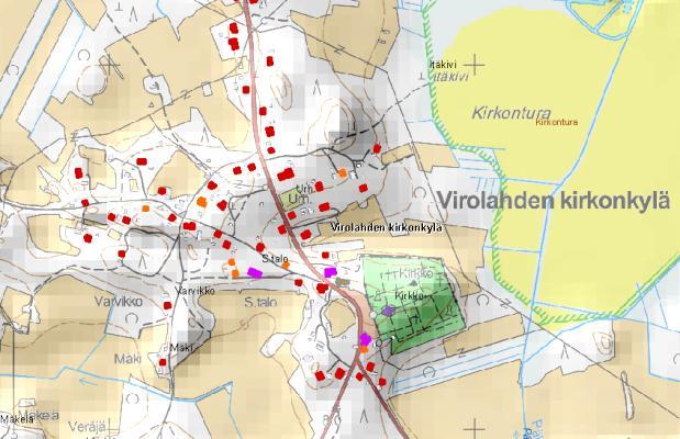 Tämän tyyppistä tietoa voidaan hyödyntää alueiden suunnittelussa, esimerkiksi rakennettujen alueiden