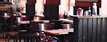 Ravintolaan on luotu skandinaavista tunnelmaa sisustuksella ja elämän rentoutta Brasserie tyylisellä ruoka ja juomalistalla.