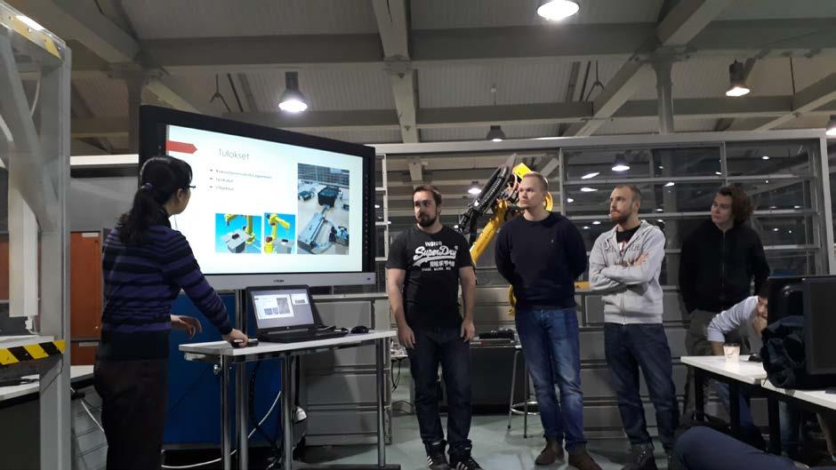 Kuva: Mika Billing Kävimme myös itse kouluttautumassa ABB Roboticsin