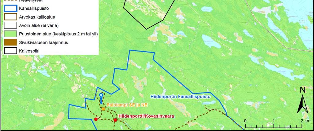 Työ- ja valmistuspaikkoihin lukeutuvat Taivalpuro (1000019329) ja Hanhikangas (1000019093) ovat tervahautoja.