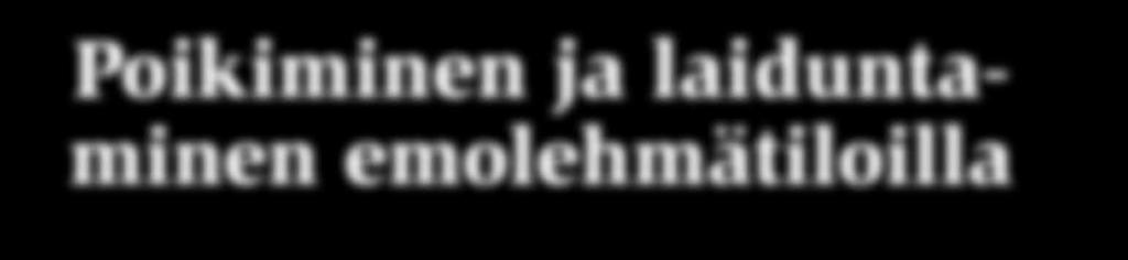 Seminaari dokumentoitiin videolle ja on nähtävissä YA:n verkkosivuilla. Valmistautuminen poikimiskauteen on tärkeää Eläinlääkäri Malin Kånåhols Växasta puhui poikimisesta ja poikimisavusta.